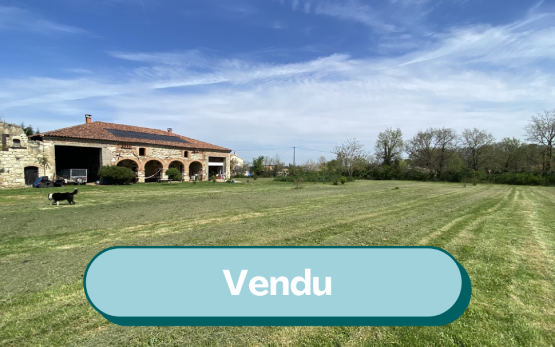 GARGANVILLAR – Bastide du 18eme siècle d&rsquo;environ 257m2