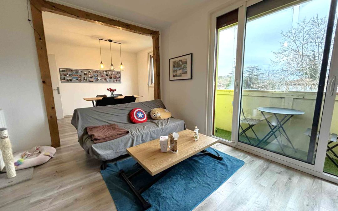 Appartement T3 – 63m2 – Avec Garage et cave  – Villemur sur Tarn